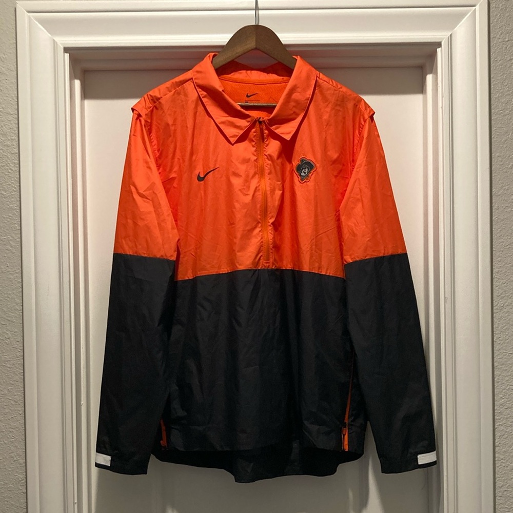 NWOT Nike Oklahoma State Team Windbreaker Jacket